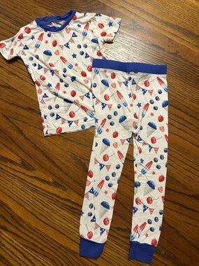 Gant Red & Blue Rocket and Stars Kids Pajama Set